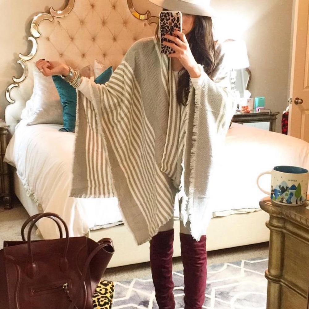 Beautiful grey shawl